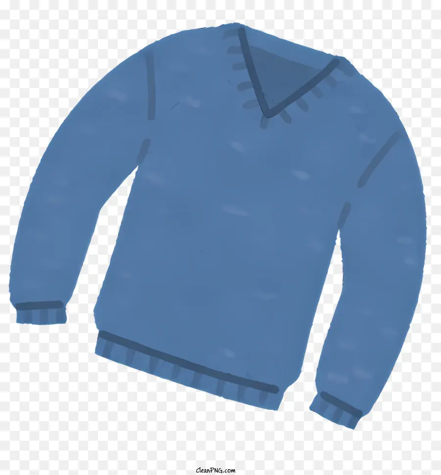 Suéter Homem，Suéter Azul PNG