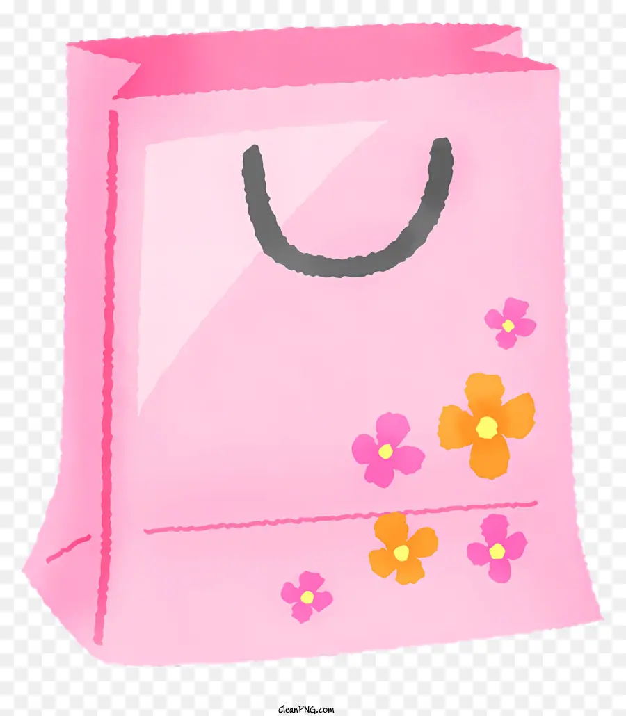 Saco De Papel，Bolsa Rosa PNG