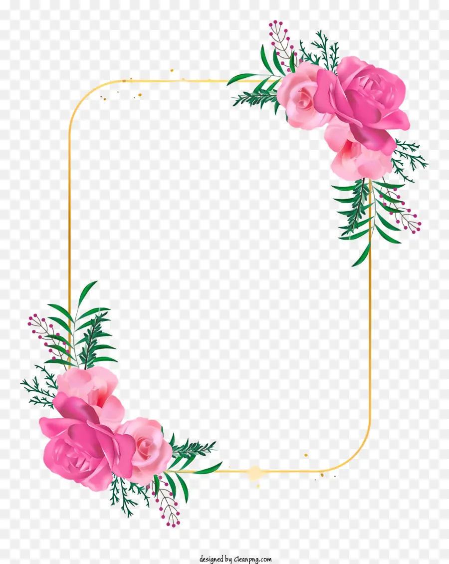 Convite De Casamento，Rosa Cor De Rosa PNG