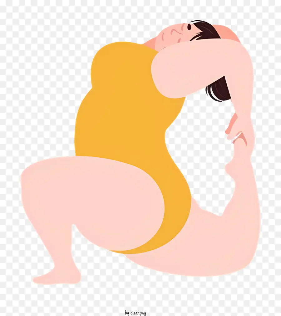 A Gordura De Corpo，Yoga Pose PNG