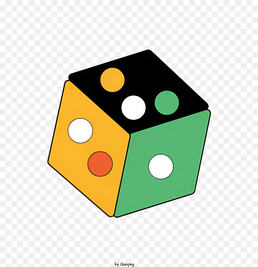 Cubo Colorido，Padrão Simétrico PNG