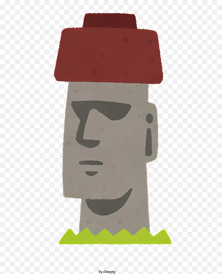 Mans Face，Boné Vermelho PNG