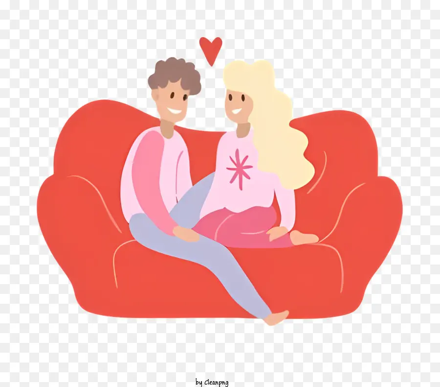 O Amor Do Casal，Dos Pares Dos Desenhos Animados PNG