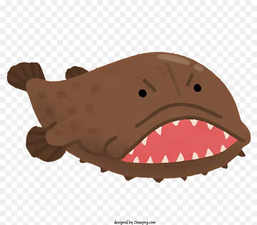 Cartoon Peixe，Boca Longo PNG