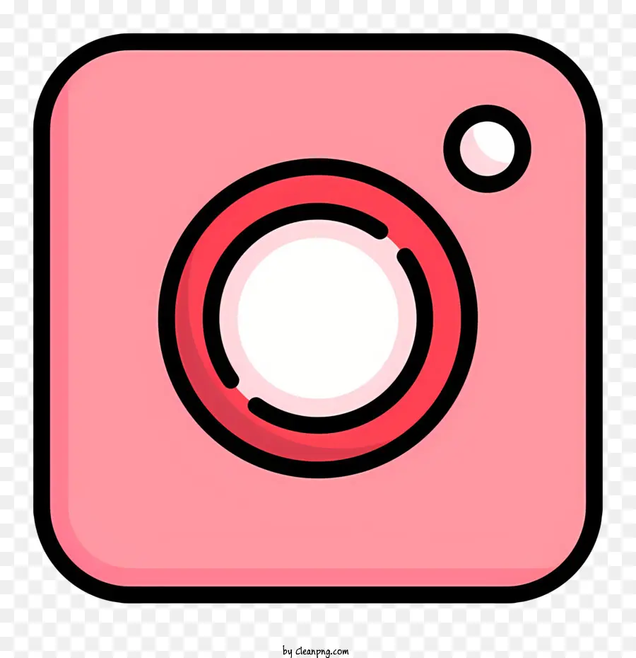 Instagram Logotipo，Cor De Rosa Câmara PNG