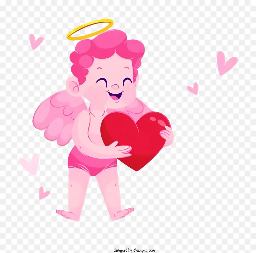Cupido，Anjo Rosa PNG