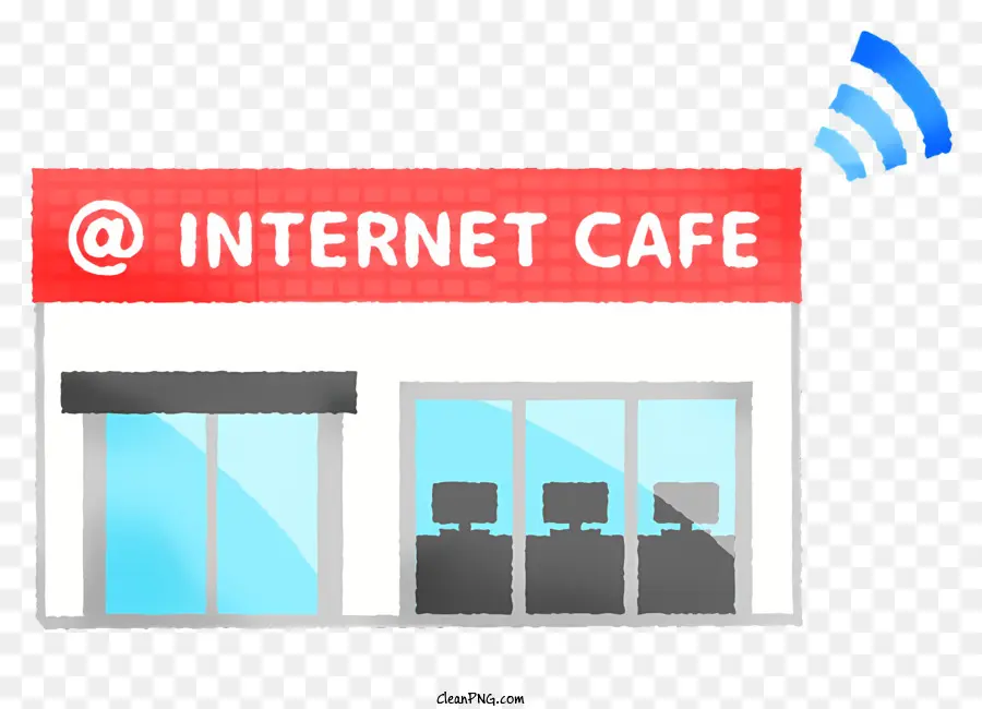 Internet Café，Café PNG