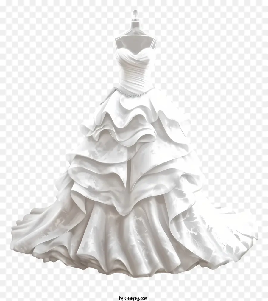 Vestido De Noiva 3d Realista，Vestido De Casamento PNG