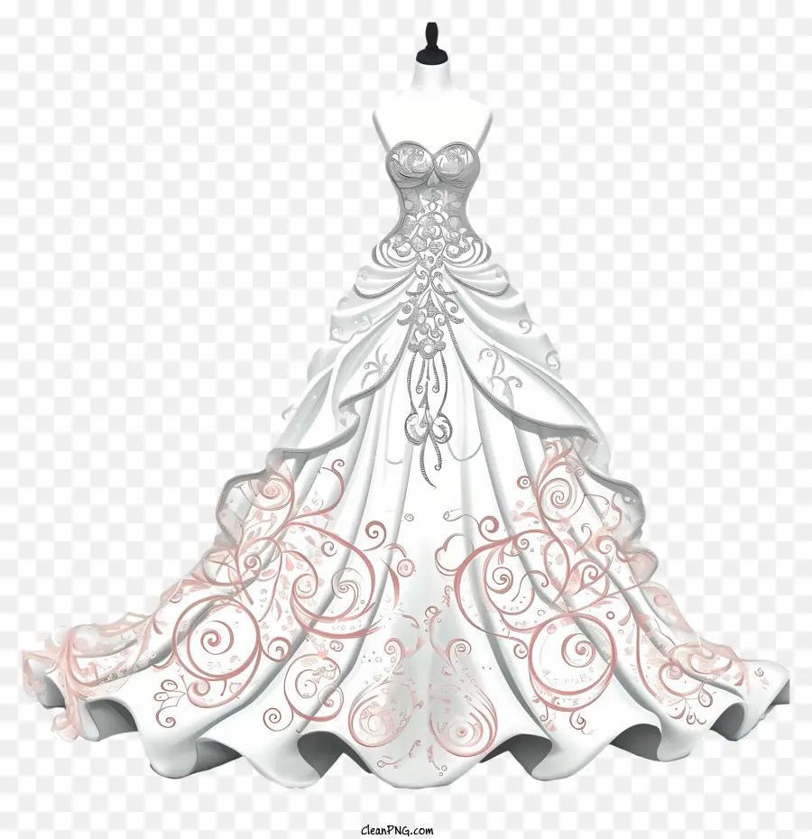 Vestido De Noiva，Vestido De Cetim Branco PNG