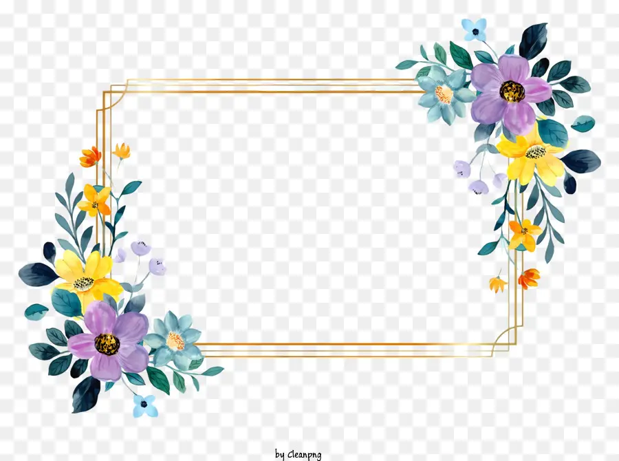 Convite De Casamento，Flower Frame PNG