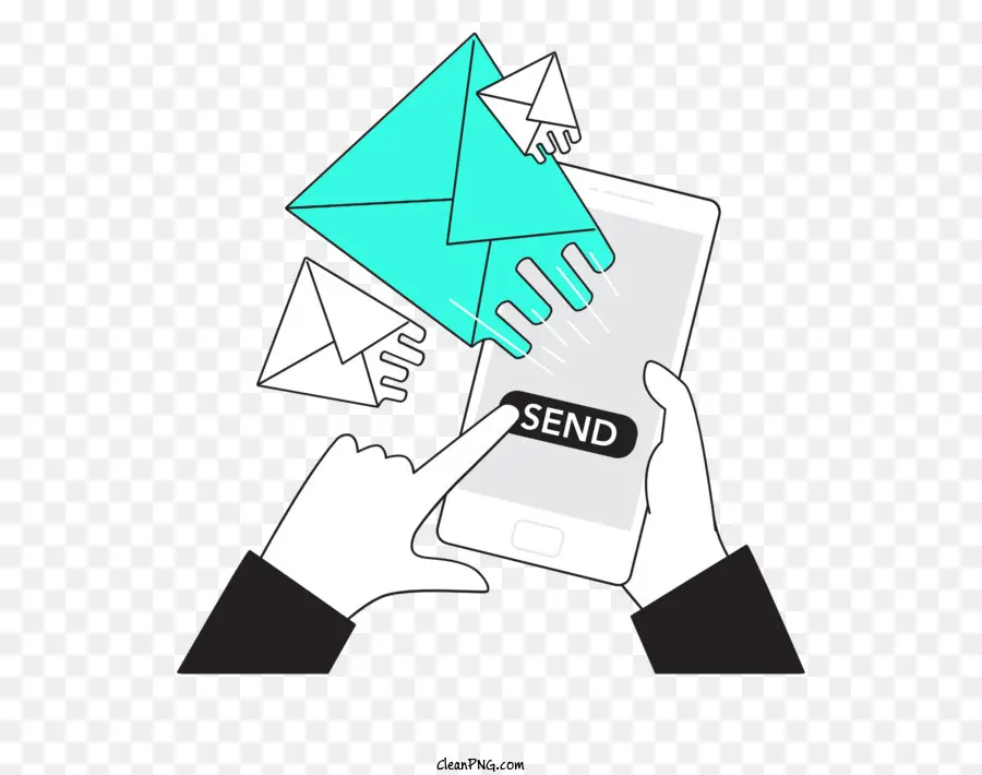 Mensagens Enviadas，E Mail PNG