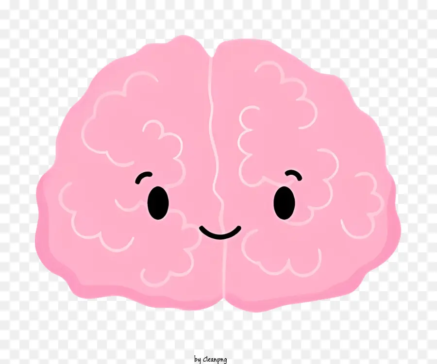 Cartoon Cérebro，Cérebro Rosa PNG