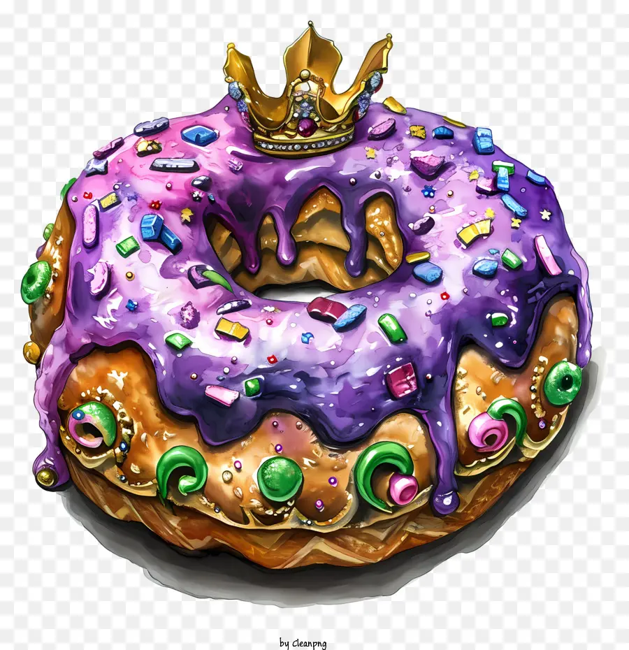 Carnaval，Rosquinha Decorada PNG