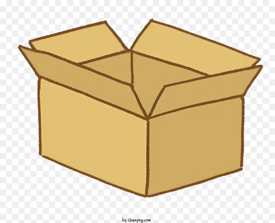 De Papelão，Cardboard Box PNG