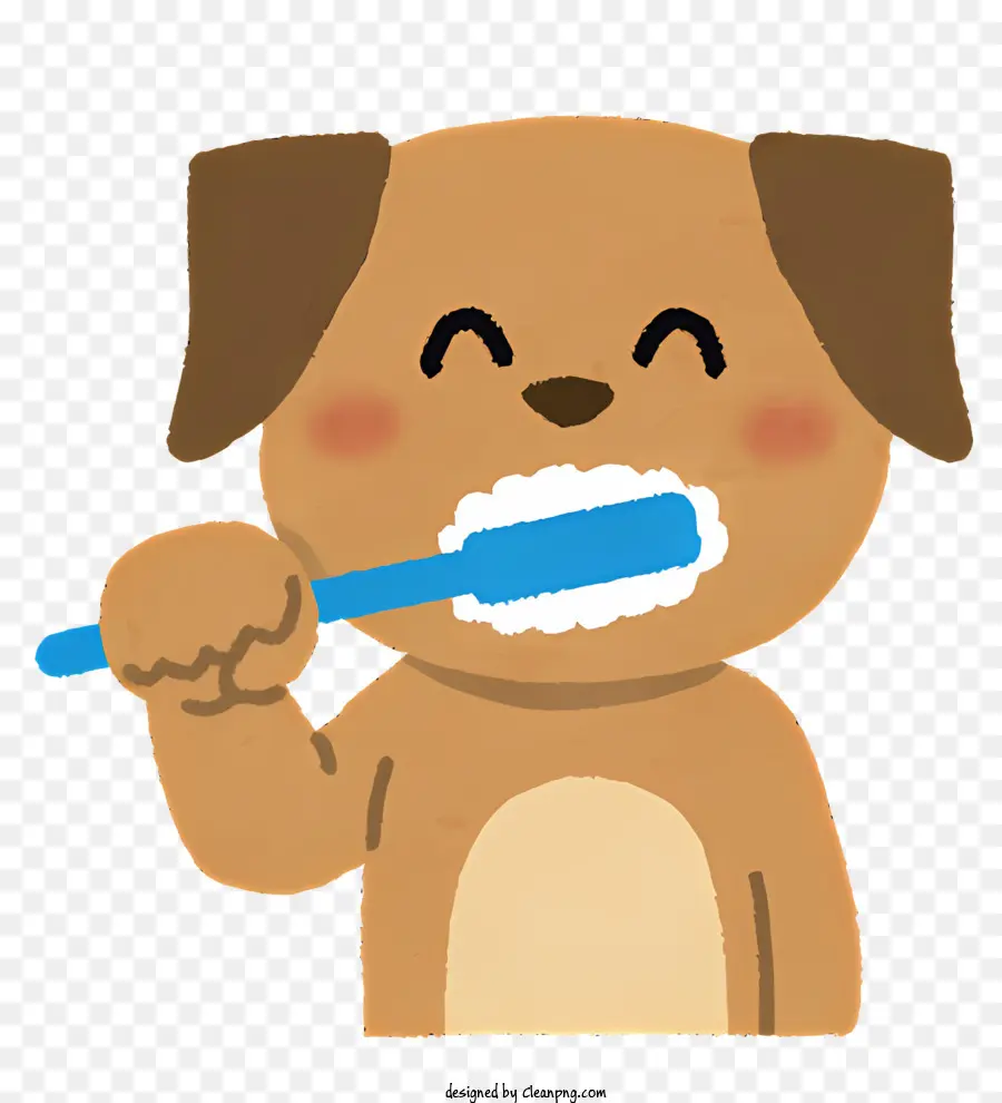Cão Dos Desenhos Animados，Escova De Dentes PNG