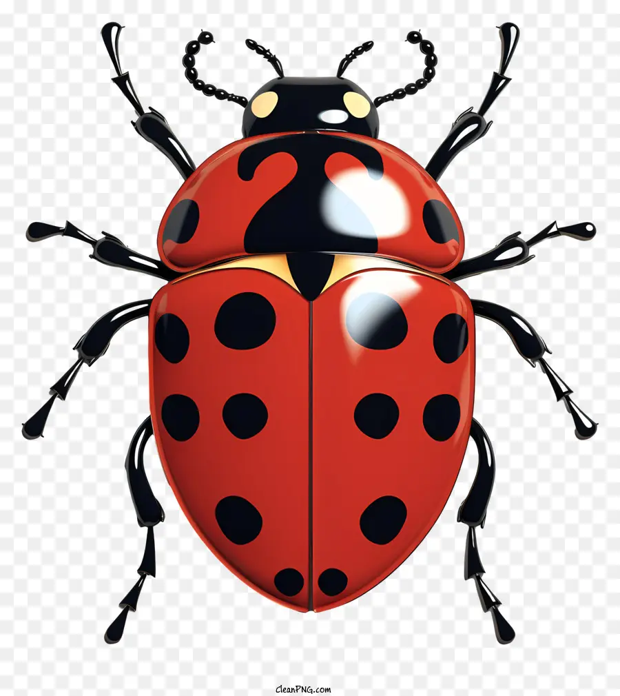 Ladybug Desenhada à Mão，Joaninha PNG