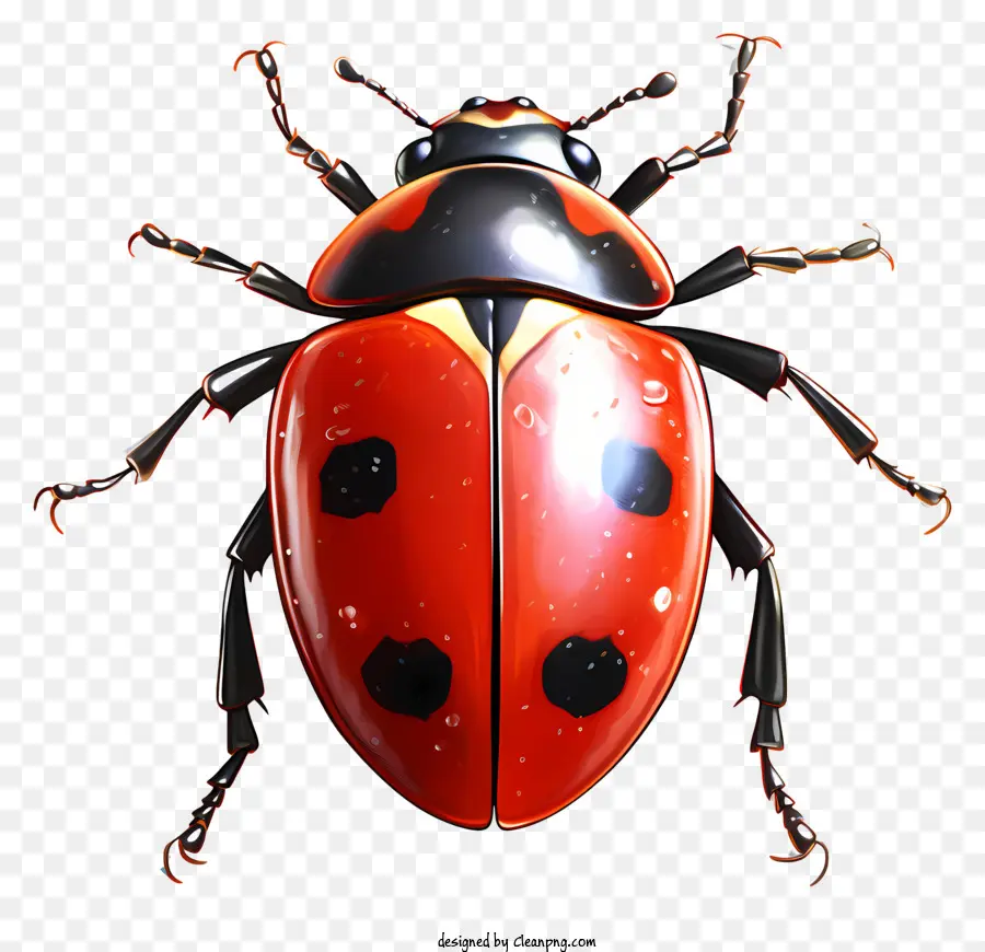 Ladybug Em Aquarela，Joaninha PNG