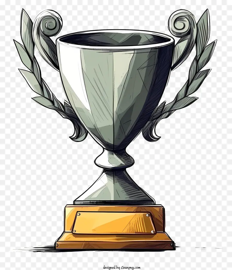 Troféu Desenhado à Mão，Troféu PNG