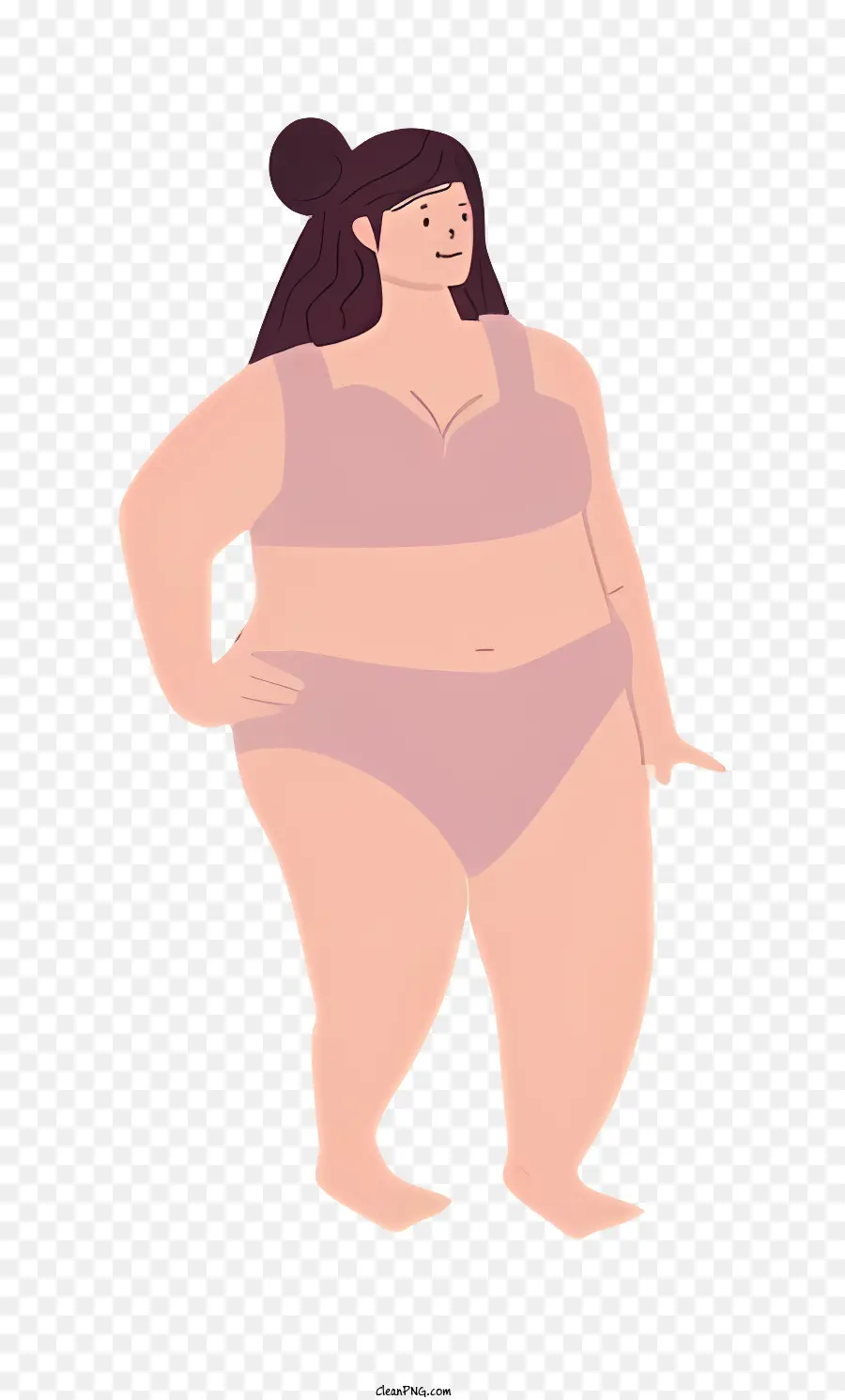A Gordura De Corpo，Mulher Em Bikini PNG