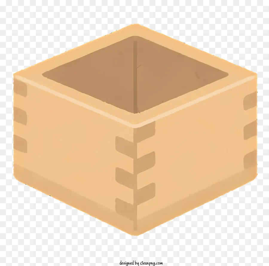 Cardboard Box，Caixa Marrom PNG