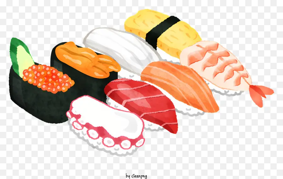 Alimentos，Sushi PNG