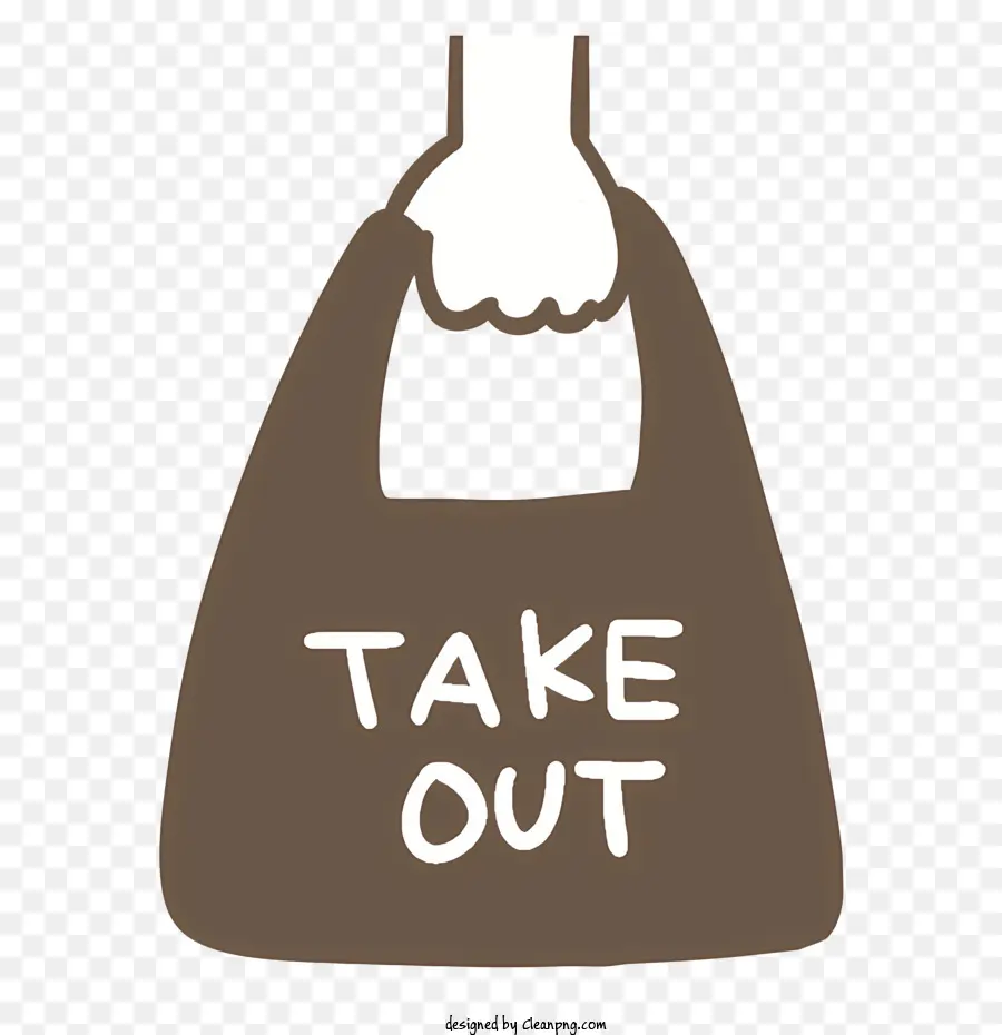 Takeout，Brown Saco De Compras PNG