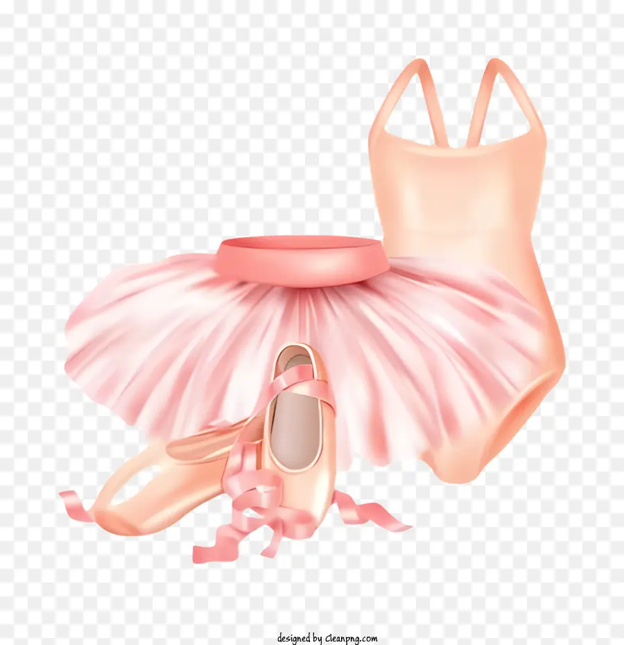 Ballet Shoes，Roupa De Balé PNG