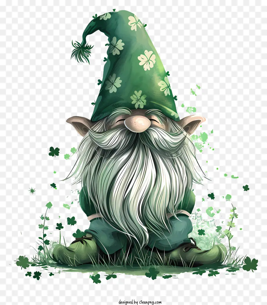 St Patricks Day Gnome，Gnome Fofo PNG
