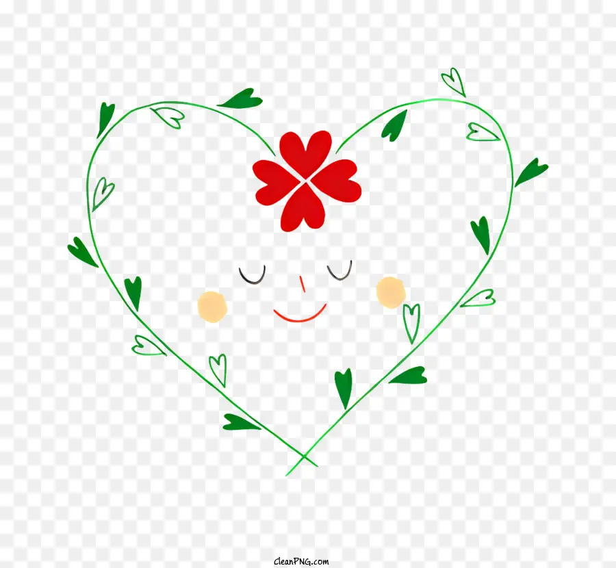 Flor，Heartshaped PNG