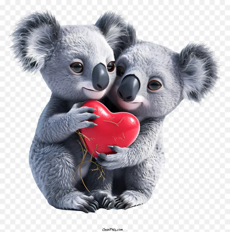 Amantes De Koala，Valentine PNG