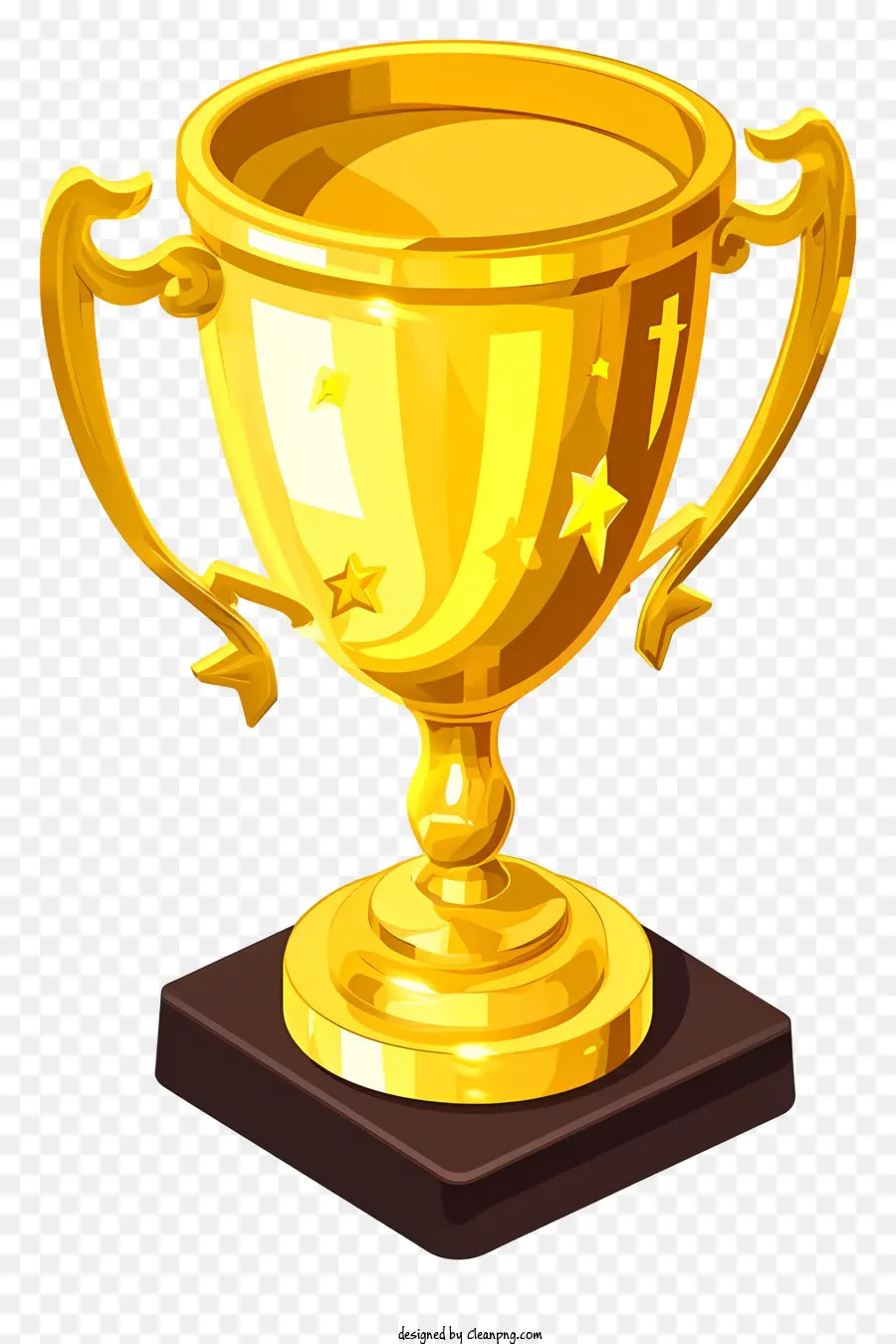 Cartoon Troféu，Troféu Dourado PNG