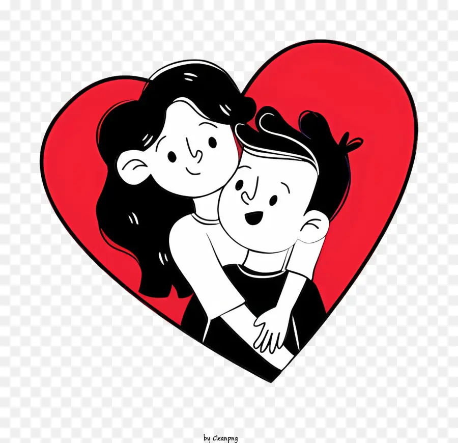 O Amor Do Casal，Cartoon PNG