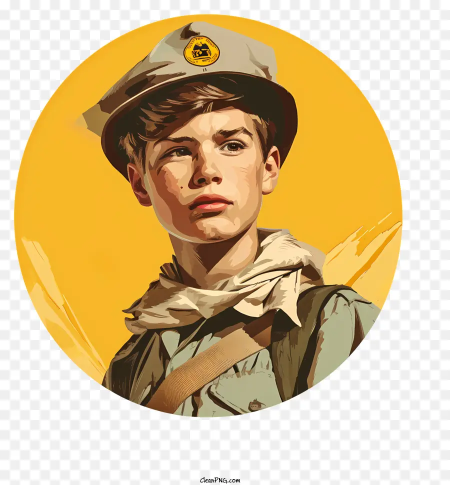 Escoteiro De Meninos，Uniforme Militar PNG