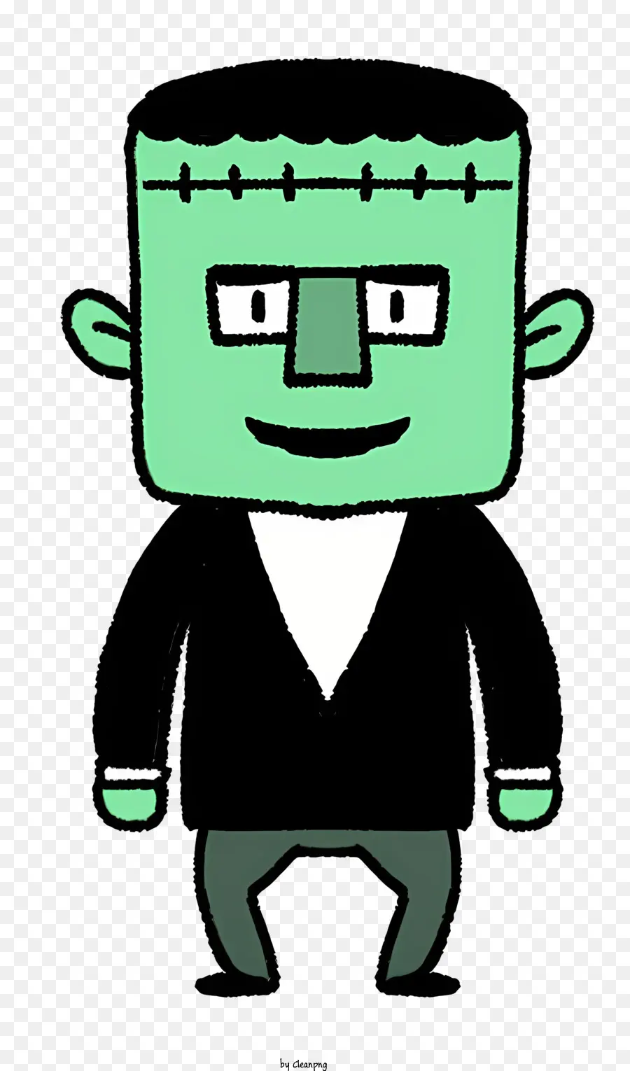 Personagem De Desenho Animado，Homem Em Roupa Verde PNG