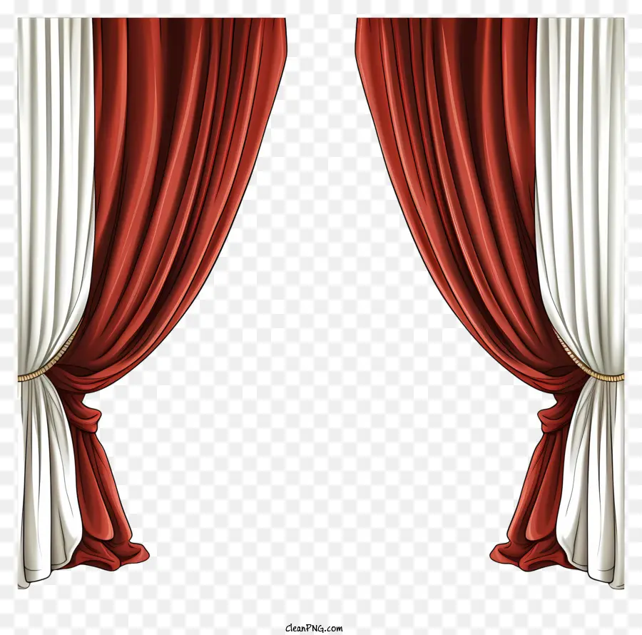 Cortinas Do Estilo Doodle，Cortinas PNG