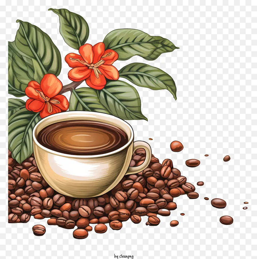 Planta Do Café，Café PNG