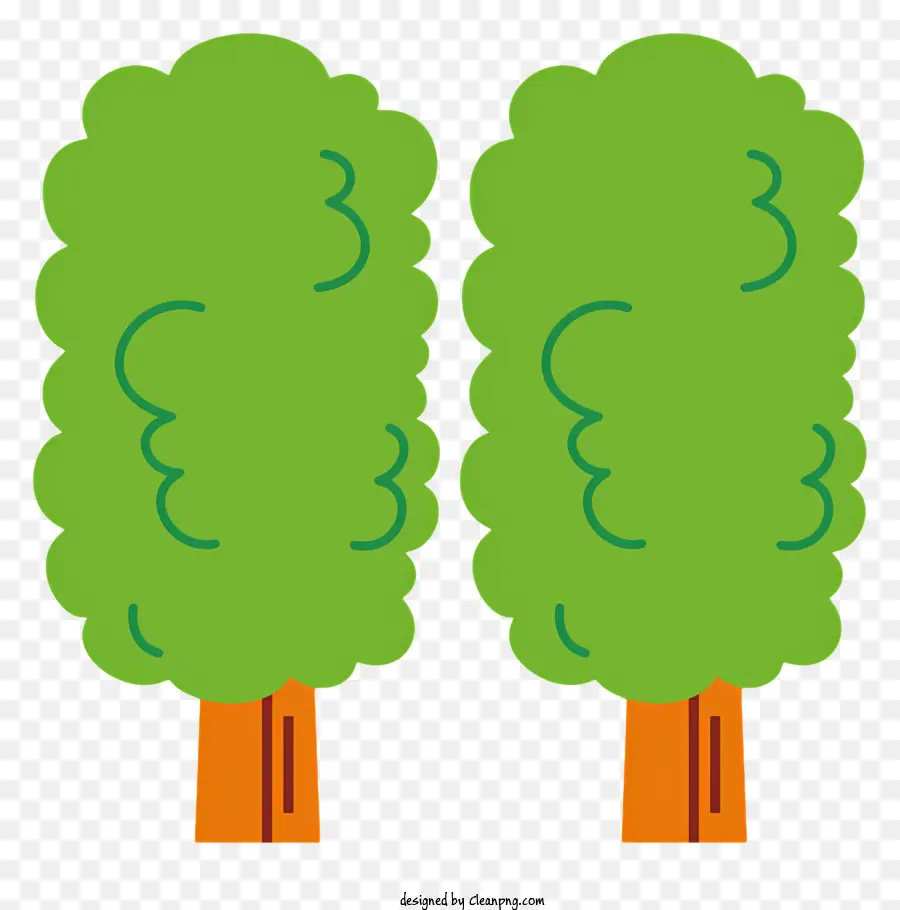 árvores Verdes，Folhas PNG