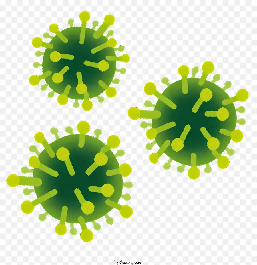 Vírus，Vírus Verdes PNG