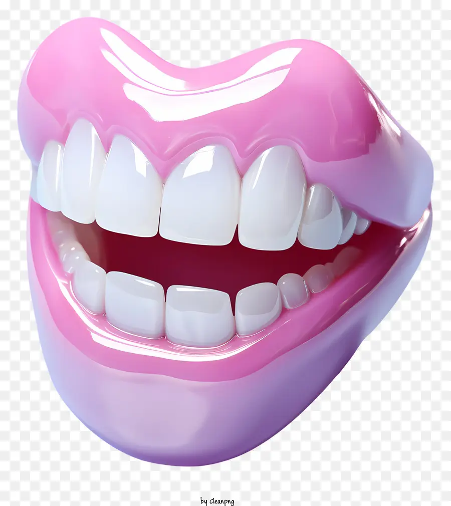 Dentes Pastel，Dente Rosa PNG