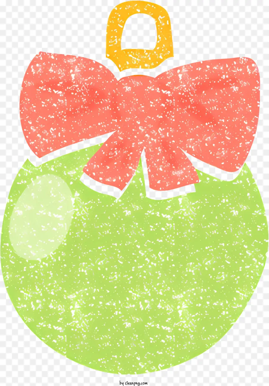 Verde Ornamento，Pink Bow PNG