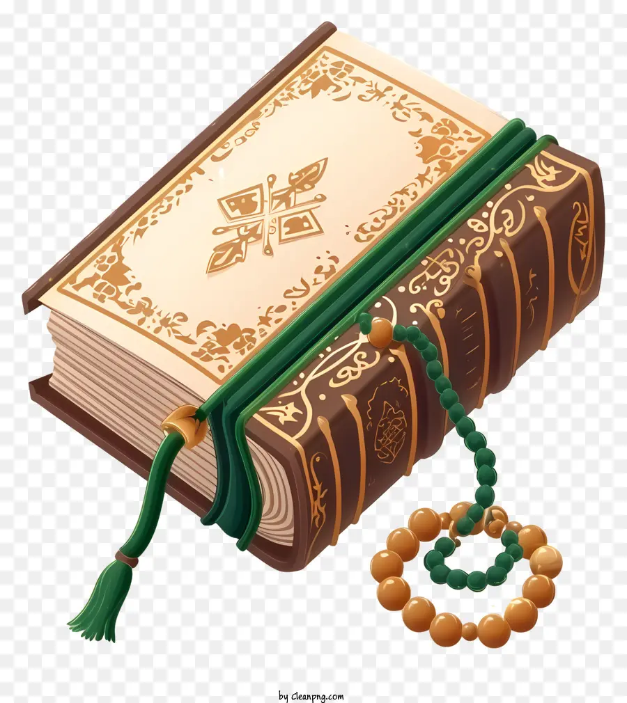 Livro Sagrado Do Alcorão E Miã De Oração Emoji，Livro árabe PNG