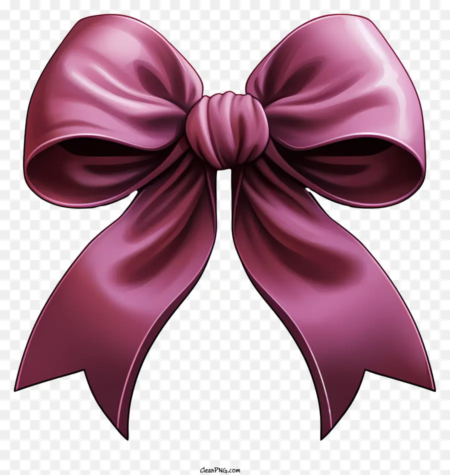 Desenhado à Mão Fita，Pink Bow PNG