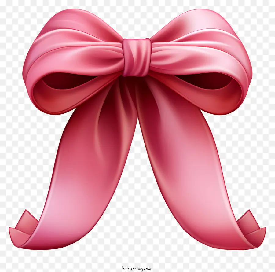 Desenhado à Mão Fita，Pink Bow PNG