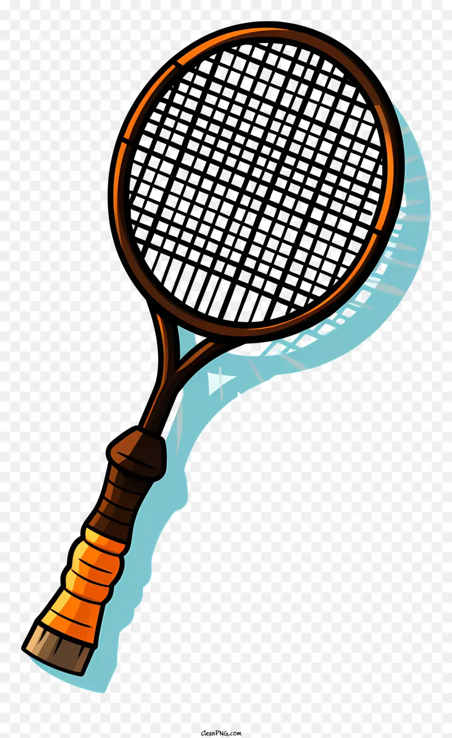 Badminton Desenhado à Mão，Tennis Racquet PNG