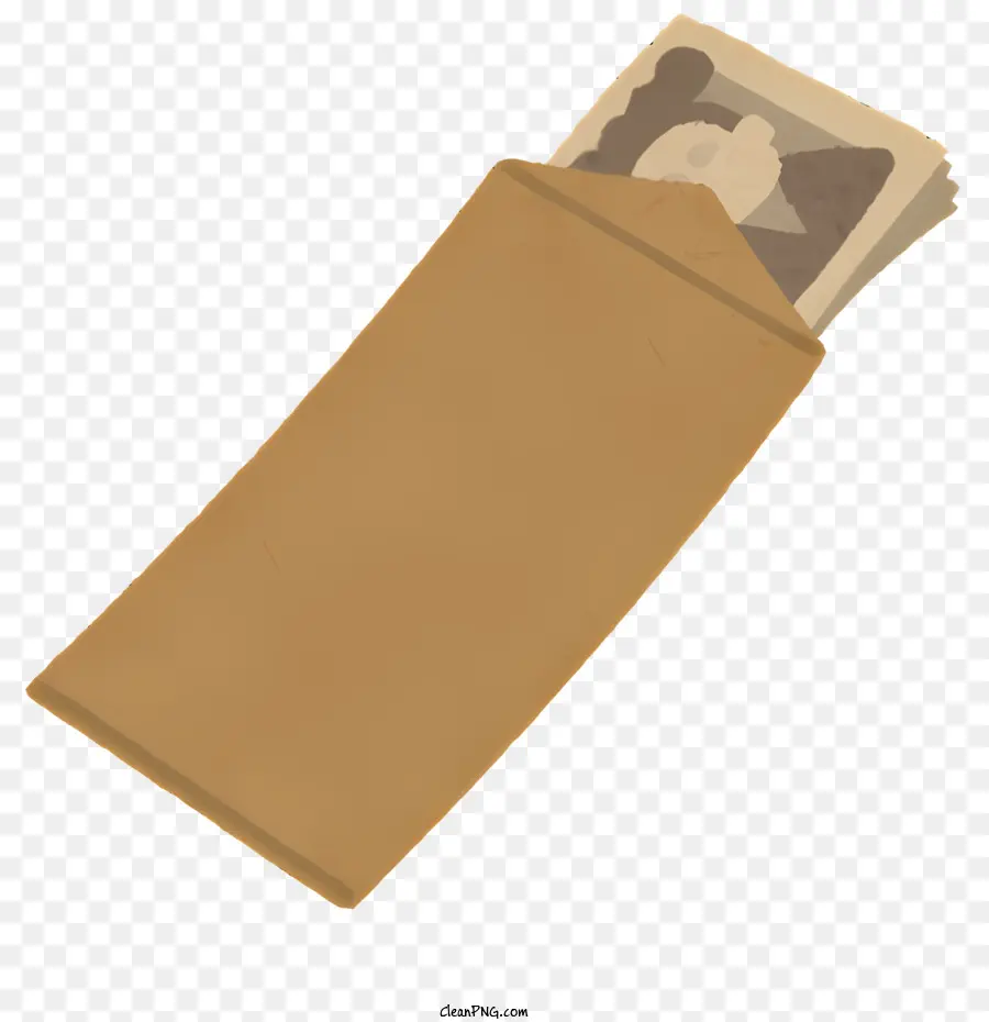 Envelope De Papel，Buraco No Envelope PNG