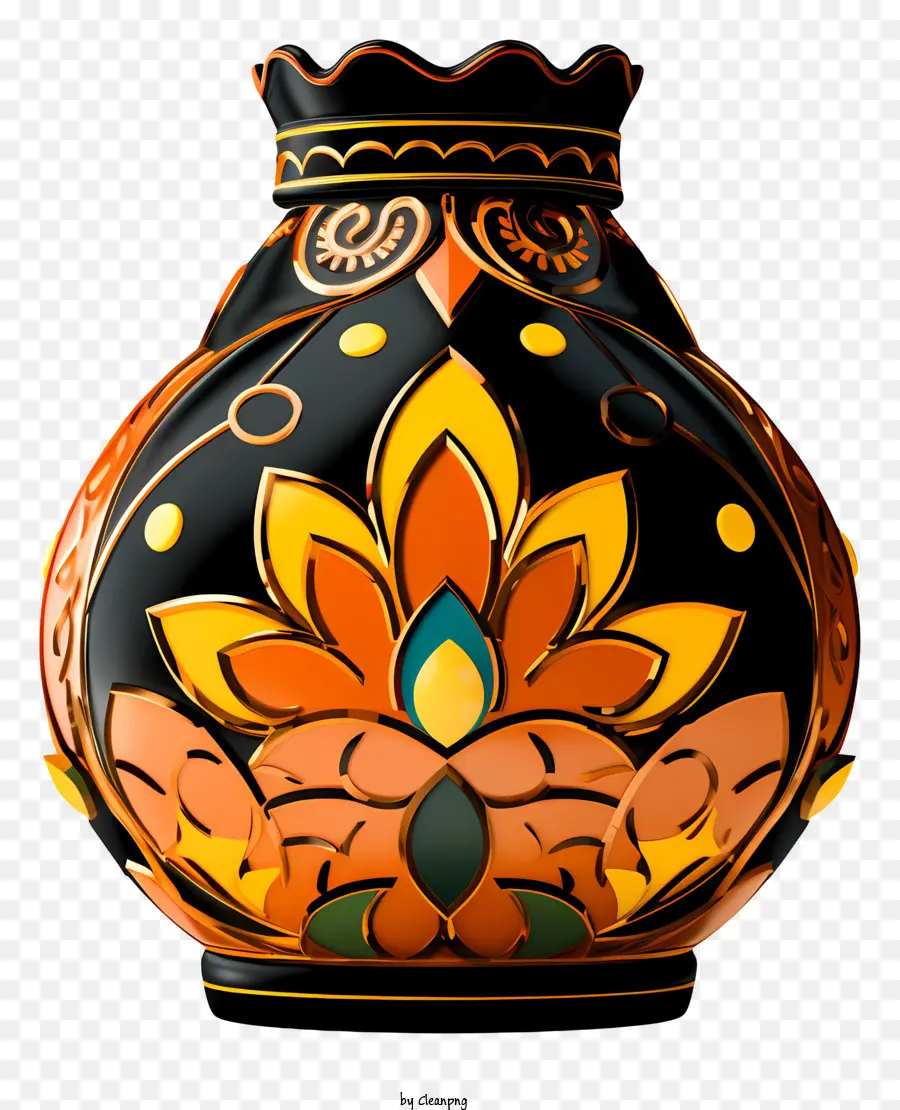 Lâmpada Diwali Style Diwali，Vaso Decorativo PNG