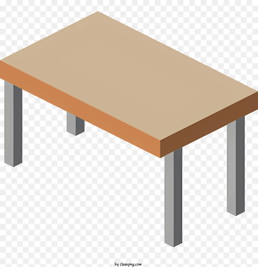 Mesa De Desenho Animado，Mesa De Madeira PNG