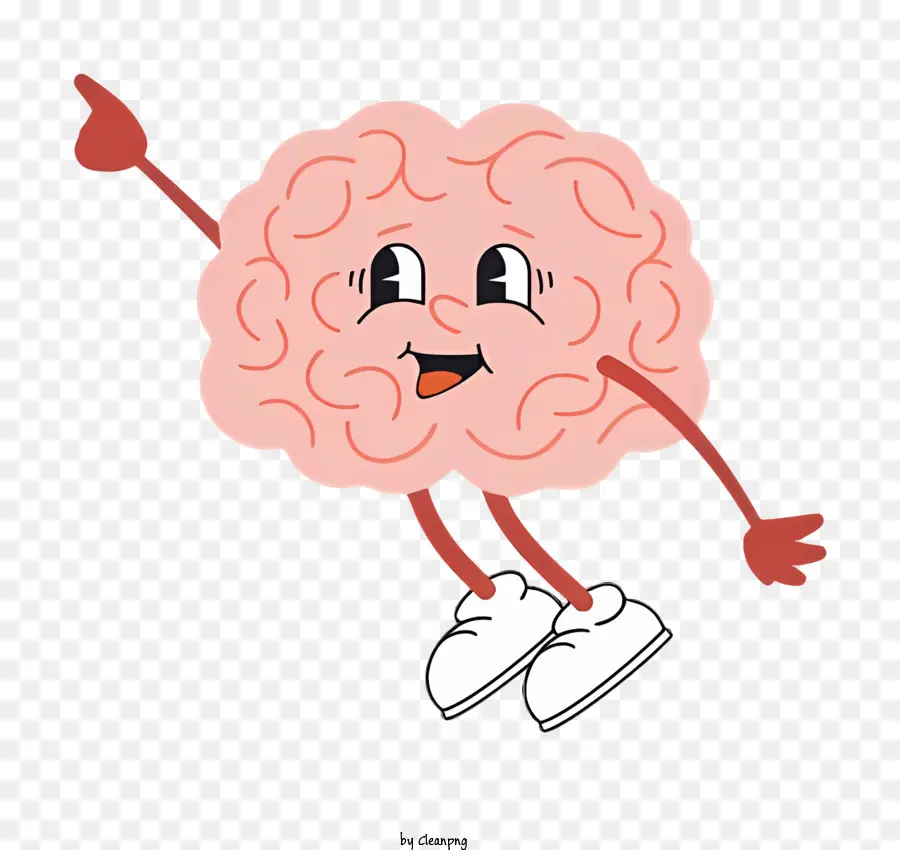 Cartoon Cérebro，Caráter Cerebral PNG