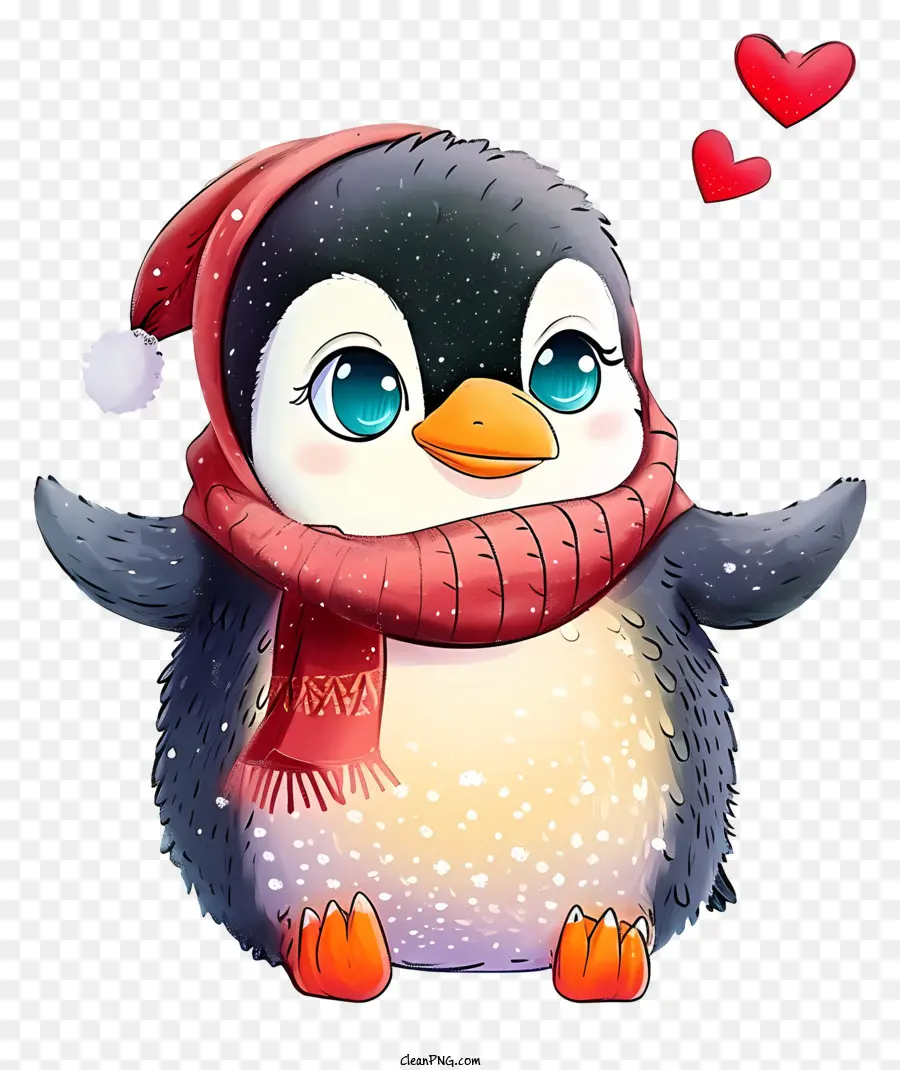 Ícone De Penguin Dos Namorados，Pinguim Bonito PNG