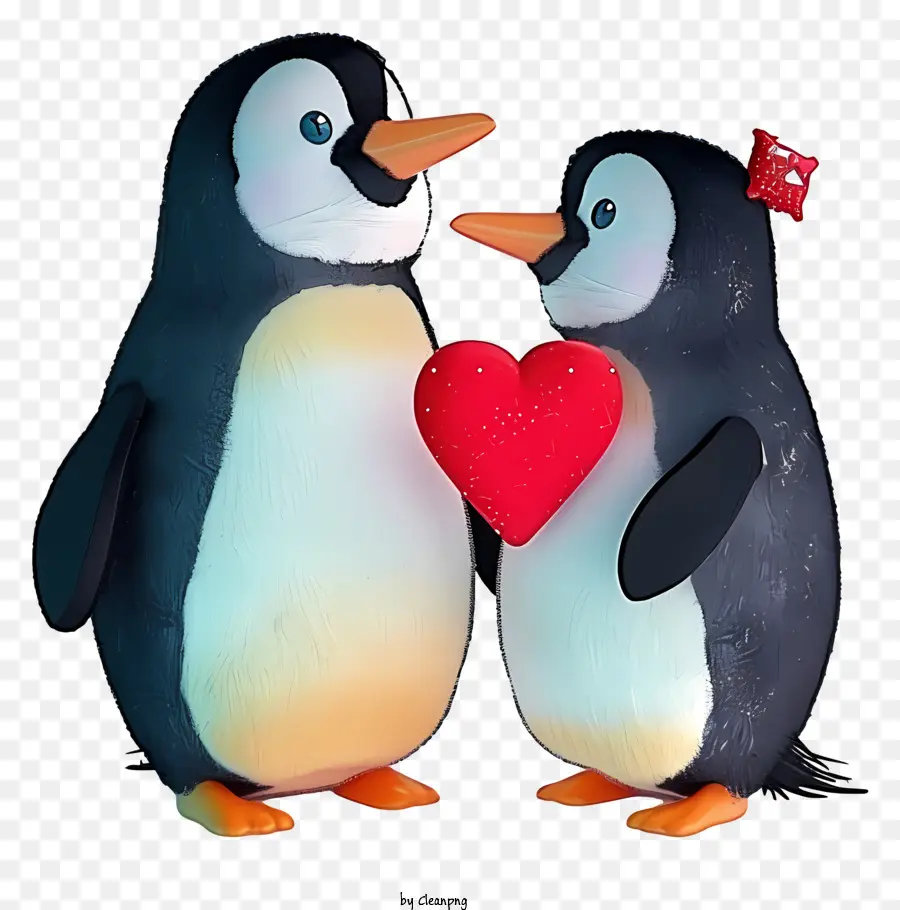 Pinguim Dos Namorados 3d Realista，Pinguins PNG